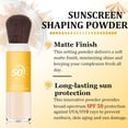 thumbnail image 3 of SPF 50 Sunscreen Setting Powder with Built-in Brush - Mineral Sunscreen Powder for Face, Matte Finish & Oil Control, Portable Broad Spectrum Sun Protection, Net 8g, 3 of 8