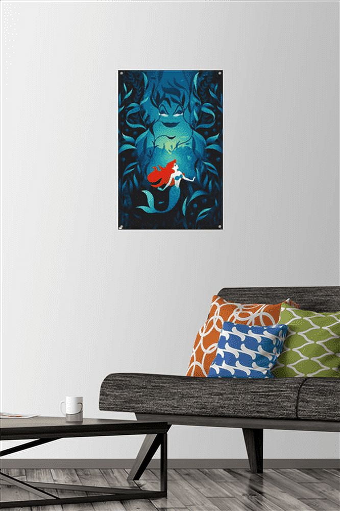 Disney Princess - Ariel - Good vs Evil Wall Poster with Pushpins, 14.725" x 22.375"