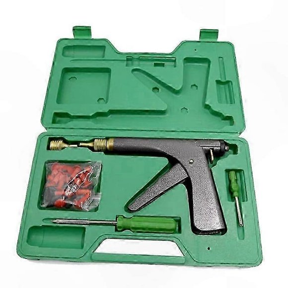Universal Tire Kit Compatible with Cars, Bikes, and Motorcycles - Puncture Plug Tool Compatible with Wheels