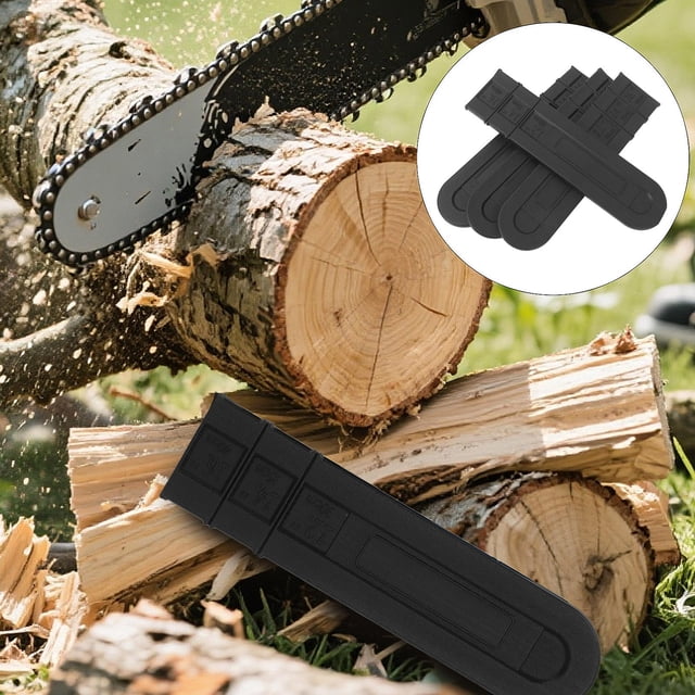 PAMINGONO 4Ud Funda Plástica Para De Motosierra Con Reducción De Ruido Para Uso Doméstico