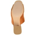 thumbnail image 6 of Journee Womens Adelaide Peep Toe Slip On Block Heel Sandals, Widths Available, 6 of 10
