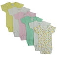 thumbnail image 1 of CS-003NB-004NB Pastel Girls Short Sleeve with Printed, Assorted - Newborn, 1 of 1