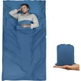 thumbnail image 7 of Sleeping Bag Liner,Travel Sheet & Adult Sleep Sack, Camping Sheets Travel Sleep Sack for Backpacking,Hotels & Hostels -Lightweight Single &Double Travel Sheet Camping Sheets, 7 of 7
