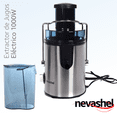 thumbnail image 3 of Extractor De Jugos Fuerte Electrico Nevashel Ad-2817s Potente 1000w Frutas Verduras Automatico 110v Capacidad 500 Ml Nevashel AD-2817S, 3 of 8
