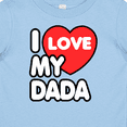 thumbnail image 4 of Inktastic I Love My Dada Boys or Girls Baby T-Shirt, 4 of 5
