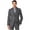Grey - charcoalcore, variant on Perry Ellis Mens Shadow Striped Two Button Blazer Jacket, Grey, 38 Short