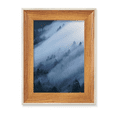 thumbnail image 1 of Fog Forest Mist Clouds Mountain Nature Desktop Wooden Photo Frame Display Picture Art Painting Multiple Sets, 1 of 3