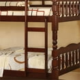thumbnail image 4 of Bowery Hill Wood Twin over Twin Bunk Bed in Dark Walnut, 4 of 5