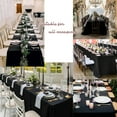 thumbnail image 2 of 8 Pack Black Tablecloth 60 x 102 Inch Polyester Table Cloth for 6 Foot Rectangle Tables, Wrinkle Resistant Washable Decorative Fabric Table Covers for Wedding Party Banquet Buffet and Camping, 2 of 14