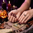 thumbnail image 3 of Halloween Press On Nails Medium 24Pcs, Horror Red Eye Stitching Fake Nails, Long Almond Shape with Bold Bloodshot Eye and Stitch Pattern, Glossy Finish Reusable False Nail Tips for Women, 3 of 7