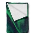 thumbnail image 2 of Aurora Borealis Soft Flannel Fleece Throw Blanket, Psychedelic Sky on Nordic Camping Radiant Energy Image, Cozy Plush for Indoor and Outdoor Use, 50" x 70", Forest Green Yellow, by Ambesonne, 2 of 5