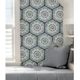 thumbnail image 6 of LiLi WhittWhitt Navy Harmony Peel & Stick Wallpaper, 6 of 7