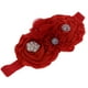thumbnail image 1 of Diademas para Niñas Sunnimix con Banda de Encaje y Flores Color Rojo Accesorios para Bebés, 1 of 6