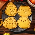 thumbnail image 2 of Giaone 10Pcs Japanese Style Cats Shaped Cookie Cutter Set Plastic Cake Decorating Tool, 2 of 15