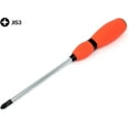 thumbnail image 6 of JIS (Japanese Industrial Standard) Screwdriver 4-Piece Set JIS No. #1, 2, Stubby #2, 3 Cross Point Soft Grip Rubber Handle Made in Japan Full-Size Full Tang Solid Shaft 0159-100/101/102/103, 6 of 7