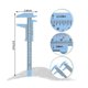 thumbnail image 4 of 5PCS Eyebrow Measuring Ruler Brow Mapping Ruler Measuring Tool Vernier Caliper Double Scale Ruler f, 4 of 5