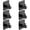 Black, variant on 6Pcs Towel Hooks Bathroom,AndHot Coat Robe Wall Hook Heavy Duty Door Hanger Towel Robe Clothes Cabinet Closet Sponges Rack for Bathroom Bedroom Kitchen Hotel Pool,Matte Black