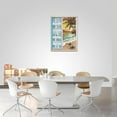 thumbnail image 5 of Beach Sea Turtle Palm Tree Bathroom Decor Wall Art Summer Beach Ocean Coastal Theme Landscape Pictures Wall Decor Canvas Painting Prints Artwork Decoration Framed for Bathroom Bedroom 12"x16", 5 of 6