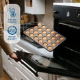 thumbnail image 2 of Mainstays 24 Cavity Mini Muffin Pan, Non-Stick Bakeware,1.8 inch Diameter Cups,Gray,Carbon Steel, 2 of 9