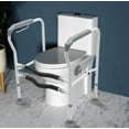 thumbnail image 6 of Toilet Safety Rails Toilet Handles for Elderly Handicap Toilet Frame Grab Bar, 6 of 15