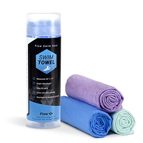 Flow Swim Chamois Towel 26" x 17" (Purple) FLOWSWIMTOWELPURPLE