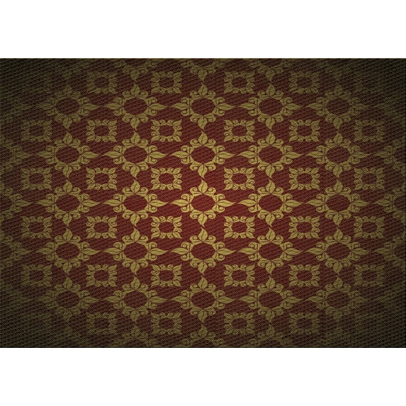 Ahgly Company Indoor Rectangle Patterned Saddle Brown Area Rugs, 2' x 3'