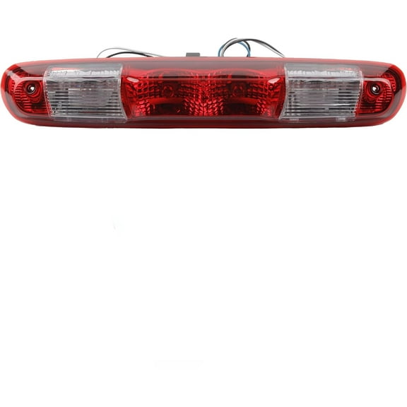 GM25890530 Red Rear Center High Mount Brake Light Compatible with GMC Sierra Chevy silverado 2007-2013 Replace 923-247 Led Lamp Red Housing 3rd Third Tail Brake Lamp