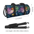 thumbnail image 2 of KLL Undersea Animals Duffle Bag For Men Women Sport Gym Fitness Tote Travel Training Workout Basketball Football Weekender, 2 of 6