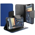 thumbnail image 2 of Apple IPHONE X Magnetic flap Streak Leather Wallet Pouch Case Cover, 2 of 7