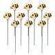 thumbnail image 1 of unbranded 10Ud Estacas Decorativas Amarillas Para Jardín Con 3D De Abejas En Resina, 1 of 8