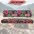 thumbnail image 3 of FKELYI Mule Bench Seat Cover Compatible with Kawasaki Mule 600/610 Anti-Dust Waterproof Seat Protector Cover for Polaris Ranger XP 1000 Hibiscus Flower Tropical Leaf Print, 3 of 7