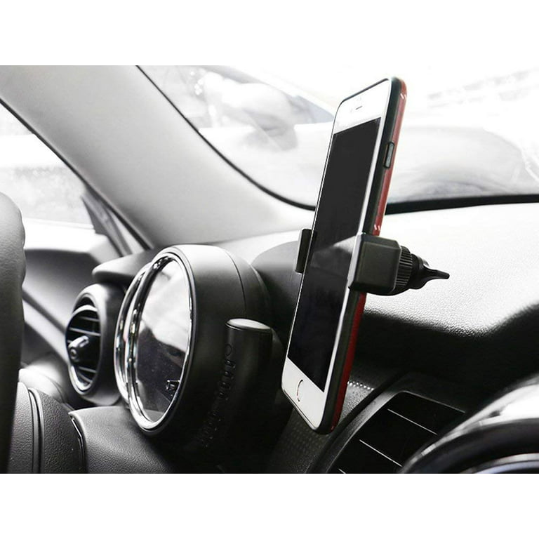 Behind Tachometer Bolt-On Mount Cell Phone GPS Black Holder For MINI Cooper  R55 R56 Fits select: 2013 MINI COOPER ROADSTER 