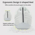 thumbnail image 7 of GlideMoves White Cheer Shoes Girls Dance Sneakers Women Tennis Training Competition Tumbling Athletic Youth Hip Hop 2522 Women 8.5, 7 of 7
