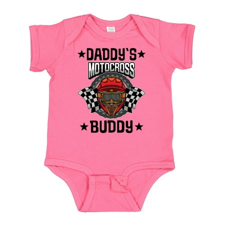 

Inktastic Daddys Motocross Buddy BMX Boys or Girls Baby Bodysuit
