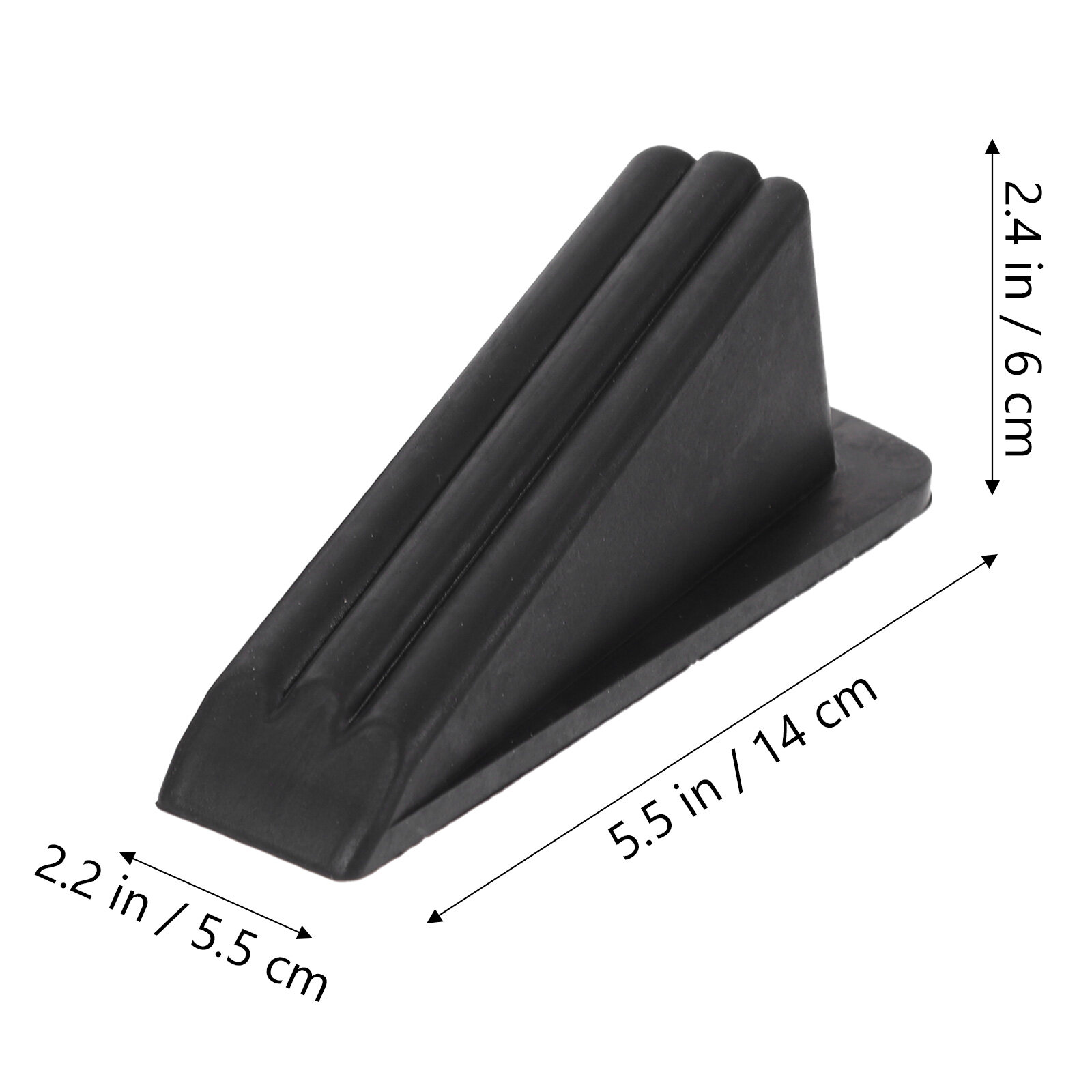 2Pcs Door Stoppers Heavy Duty Rubber Door Stop Wedge Door Holder Wall