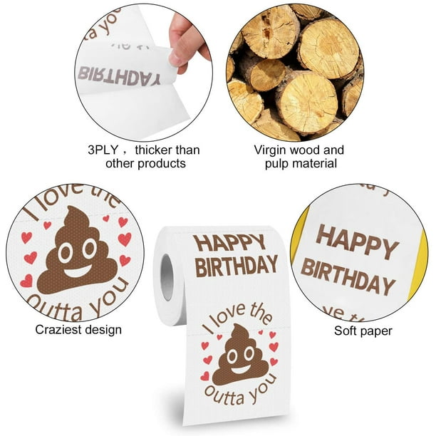 Funny Novelty Toilet Paper - Gag Gift : : Health & Personal Care