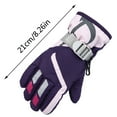 thumbnail image 3 of Kids Ski Gloves for Outdoor Sports4-7Years Toddler Girls Boys Snow Gloves Kids Ski Winter Gloves Windproof Children Warm Gloves on Clearance, 3 of 5