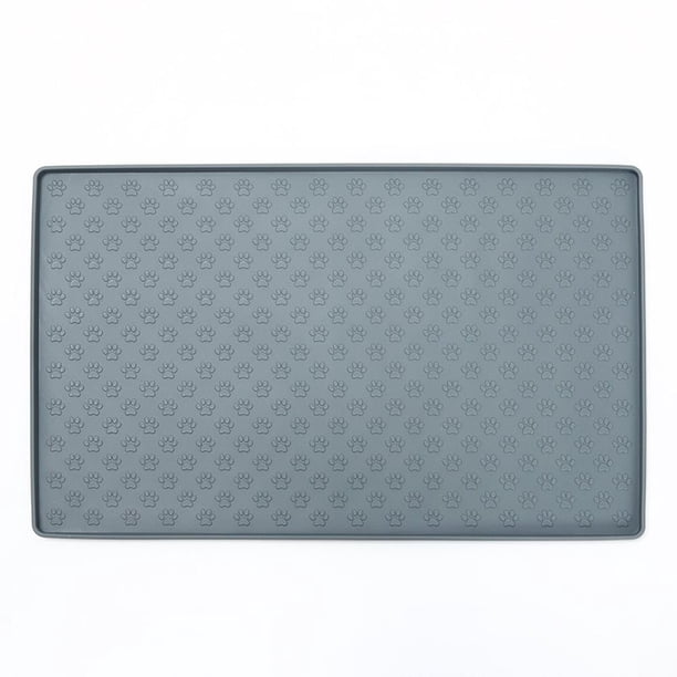 Mantel Individual Para Alimentación De Mascotas, Almohadilla Impermeable, Borde Elevado, Cojín De Silicona Compacto Flexible De Dos Tamaños, Accesorios Para Cuencos De Tienda Para El Hogar Vogacara PT002616-05