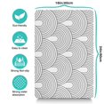 thumbnail image 5 of Boho Retro Floral Pet Feeding Mat-Absorbent Pet Placemat for Food and Water Bowl, with Waterproof Rubber Backing, Quick Dry Water Dispenser Mat for Dog and Cat (16"x24"), 5 of 7