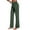 02-Army Green, variant on Wide Leg Pants Woman Stretch Casual Trousers with Multi-Pockets Loose Button Work Dress Pants Fall Outfits