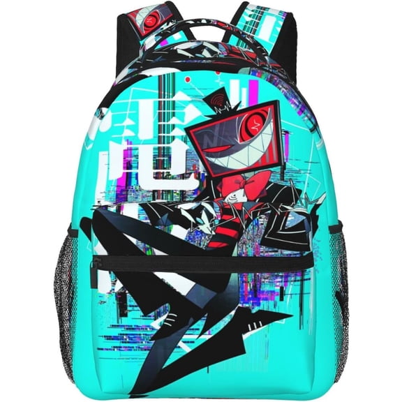 Hazbin Hotel Anime Backpacks High Capacity Bag Multifunction Backpacks Casual Outdoors Travel Daypack