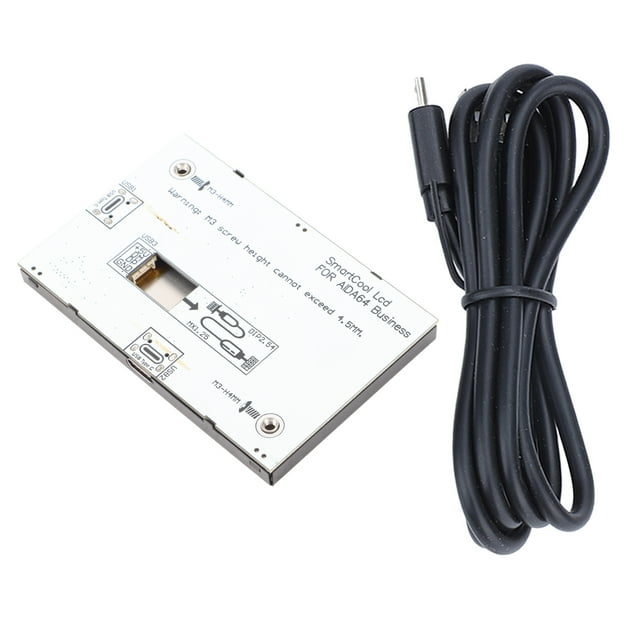 Mini monitor USB IPS de 3,5 pulgadas con ángulo de visión completo, varios temas, ahorro de energía, pantalla secundaria IPS, USB para RPi