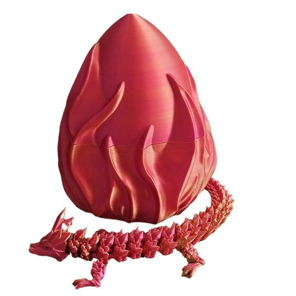 NAOJIE 3d Printed Dragon,Dragon,Dragon Toys,Fidget Toys,3d Printed Toys,3d Printed Dragon Eggs with Dragon Inside,Executive Dragon Fidget Desk Toys for Gifts,Home Office Decor -B