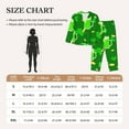 thumbnail image 6 of Kll St Patrick'S Day2 Print Women'S Long Sleeve Pajamas With Pants Sleepwear Loungewear 2 Set-Xx-Large, 6 of 9