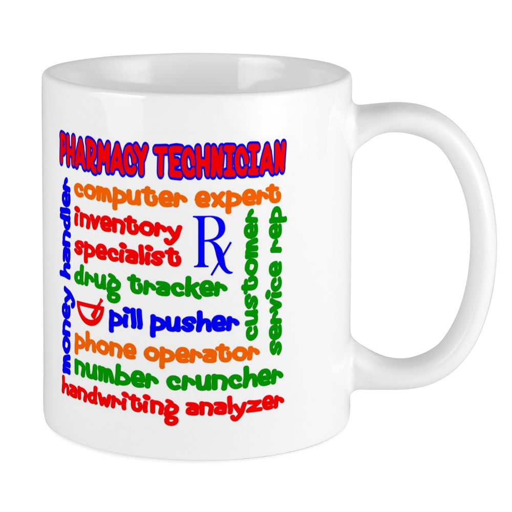 Custom Mug: Best Pharmacy Technician Ever Mug Pharmacy Technician Graduation Gift Floral Pharmacy Technician Mug Pharmacy Technician Gift