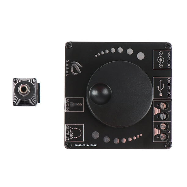 Placa amplificadora inalámbrica Bearachild compatible con Bluetooth DC 8-24V