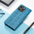 thumbnail image 4 of Funda Cartera FOXDOCK para iPhone 14 Pro , Flip PU con Relieve de Gatos y Perros, Tarjetero y Soporte, 4 of 6