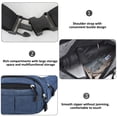 thumbnail image 3 of Se puede utilizar para correr, andar en bicicleta, hacer senderismo al aire libre, bolsillos para correr de gran capacidad para hombres y mujeres, azul, 3 of 5