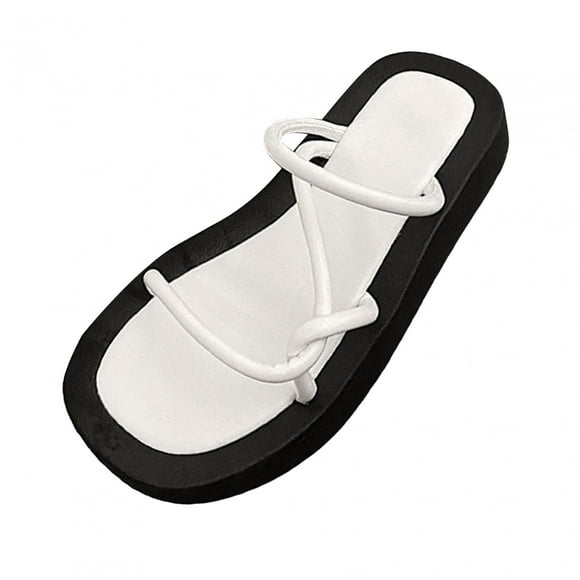Sandalias de plataforma cómodas y elegantes de verano para mujer con cojín 38