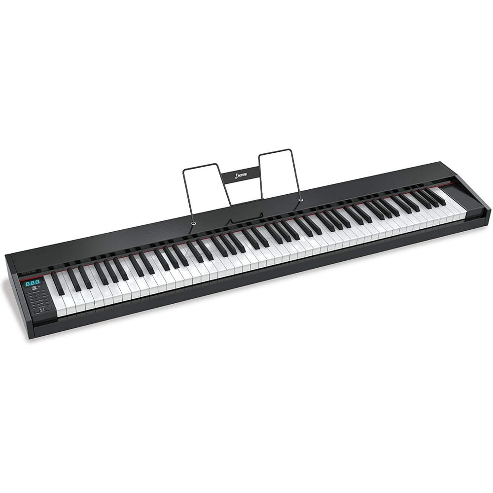 LAGRIMA LAG600 Full Size Key Portable Digital Piano, 88 Key Electric